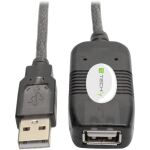 Techly IUSB-REP10TY USB Kabel USB 2.0 10 m USB A 0,48 Gbit/s Schwarz