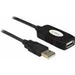Techly IUSB-REP10TY USB Kabel USB 2.0 10 m USB A 0,48 Gbit/s Schwarz