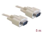 DELOCK Seriell Kabel D-Sub9 -> D-Sub9 RS-232 St/St 5.