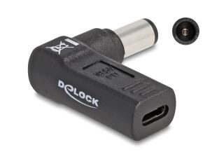 DELOCK Adapter Notebook Ladekabel USB Type-C Buchse zu HP