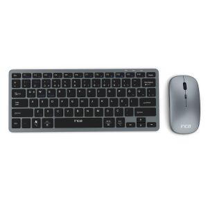 Inca IBK-572BT Tastatur Maus enthalten RF Wireless + Bluetooth Schwarz