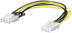 Stromkabel 6-pol > 8-pol PCI Express Bu/St 0.20m intern