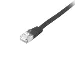 Equip Cat.6A U/FTP Flat Patchkabel, 3m, Schwarz