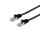 Equip Cat.6A U/FTP Flat Patchkabel, 3m, Schwarz