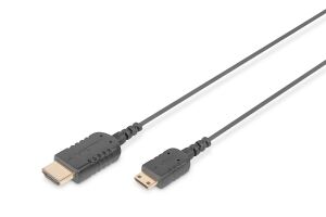 Digitus HDMI High Speed Anschlusskabel, HDMI auf Mini HDMI, HighFlex