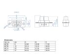 DELOCK D-Sub 15 Pin Crimp Stecker, Metall, 4 Stück
