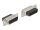 DELOCK D-Sub 15 Pin Crimp Stecker, Metall, 4 Stück