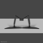 Neomounts DS70S-950BL2 Monitorarm 17-35" - Gasfeder - Topfix - 180°-Stopp