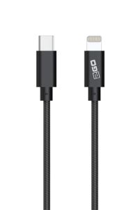 2GO 797162 Lightning-Kabel 1 m Schwarz