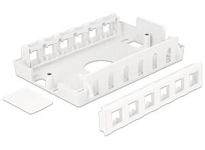 DELOCK Keystone Leergehäuse 12-Port