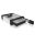 ICY BOX IB-158SSK-B, Wechselrahmen, 1x 3,5" SATA I/II/III oder SAS II HDD zu 1x SATA Host, EasySwap trägerlos, Stahl + Plastik, abschließbar,schwarz