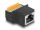 DELOCK RJ45 Buchse zu Terminalblock mit Drucktaster Adapter