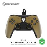 Hyperkin The Competitor Gold, Schwarz USB Gamepad Analog...