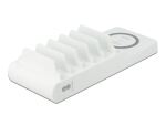 DELOCK USB + kabelloses Ladegerät 2xUSB-C PD + 3xUSB-A 110 W
