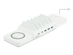 DELOCK USB + kabelloses Ladegerät 2xUSB-C PD + 3xUSB-A 110 W