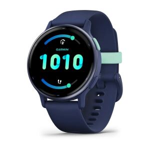 Garmin Vivoactive 5 3,05 cm (1.2") AMOLED 42 mm Digital 390 x 390 Pixel Touchscreen Blau WLAN GPS