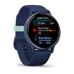 Garmin Vivoactive 5 3,05 cm (1.2") AMOLED 42 mm Digital 390 x 390 Pixel Touchscreen Blau WLAN GPS