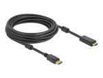 DELOCK Aktives DisplayPort 1.2 zu HDMI Kabel 4K 60 Hz 7 m