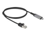 DELOCK USB LAN Kabel USB Typ-C > RJ45 Gigabit Ethernet 1m