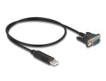 DeLOCK USB 2.0 zu Seriell RS-232 Adapter mit kompaktem seriellen Steckergehäuse 50 cm FTDI