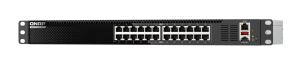 QNAP QSW-M3224-24T Netzwerk-Switch Managed L3 10G Ethernet (100/1000/10000) 1U Schwarz, Silber