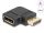 DELOCK DisplayPort 1.4 Adapter St zu Bu 90°rechts gewinkelt