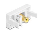 DELOCK Easy 45 Modul Cinch Buchse zu Cinch Buchse vergoldet
