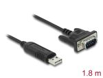 DELOCK USB 2.0 zu Seriell RS-232 Adapter kompakte Steckergeh