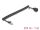 DELOCK RJ45 Spiralkabel St > Bu Cat.5e UTP 0,5m - 1m schwarz
