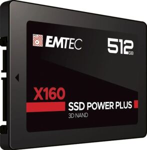 Emtec X160 512 GB 2.5" Serial ATA III QLC 3D NAND