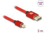 DeLOCK Mini DisplayPort zu DisplayPort Kabel 8K 60 Hz 3 m...