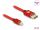 DeLOCK Mini DisplayPort zu DisplayPort Kabel 8K 60 Hz 3 m rot Metall ohne Einrastfunktion