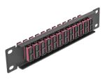 DeLOCK 10″ LWL Patchpanel 12 Port SC Duplex violett...