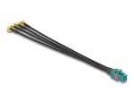 DELOCK Kabel Mini FAKRA Z Buchse quad zu 4 x SMA Buchse