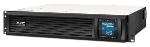APC Smart-UPS C, Line-Interactive, 1000VA, Rackmontage 2 HE, 230V, 4x IEC C13 Ausgänge, SmartConnect, USB und serielle Kommunikation, AVR, Grafik-LCD