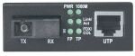 Intellinet Gigabit Ethernet WDM bidirektionaler Singlemode Medienkonverter, 10/100/1000Base-TX auf 1000Base-LX (SC) Singlemode, 20 km, WDM (RX1550/TX1310)