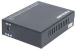 Intellinet Gigabit Ethernet WDM bidirektionaler Singlemode Medienkonverter, 10/100/1000Base-TX auf 1000Base-LX (SC) Singlemode, 20 km, WDM (RX1550/TX1310)