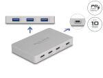 DeLOCK 7 Port USB Hub mit 4 x USB Type-C Buchse und 3 x...