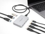DELOCK 7 Port USB Hub mit 4x USB Type-C Bu und 3x USB Typ-A