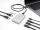 DELOCK 7 Port USB Hub mit 4x USB Type-C Bu und 3x USB Typ-A