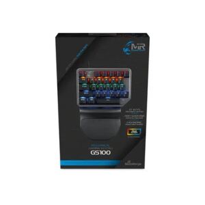MediaRange MRGS100 Tastatur Gaming USB QWERTZ Deutsch Schwarz, Silber