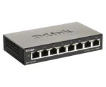 D-Link DGS-1100-08V2 Managed L2 Gigabit Ethernet (10/100/1000) Schwarz