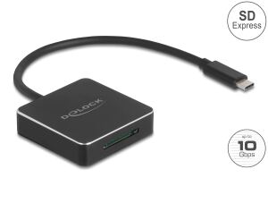 DELOCK USB-C Card Reader für SD Express 7.1 Speicherkarte