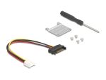 DELOCK Adapter Mini PCIe St > PCIe 3.0 x1 Bu 90° gew. 20cm
