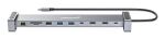 Manhattan 190398 laptop-dockingstation & portreplikator Kabelgebunden USB 3.2 Gen 1 (3.1 Gen 1) Type-C Grau