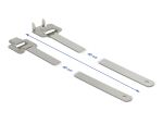 DELOCK Edelstahlkabelbinder Faltverschluss L 400 x B 10 mm
