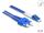 DELOCK LWL Kabel mit Metallarmierung LC Duplex Singlemode 3m