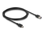 DeLOCK 85554 USB Kabel USB 2.0 2 m USB A Mini-USB B 0,48 Gbit/s Schwarz