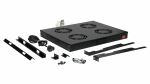 Equip Lüfter 19, 1HE, 4 Lüfter, RAL9005 Schwarz