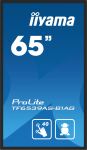 iiyama TF6539AS-B1AG Signage-Display Kiosk-Design 163,8 cm (64.5") LED 435 cd/m² 4K Ultra HD Schwarz Touchscreen Eingebauter Prozessor Android 11 24/7